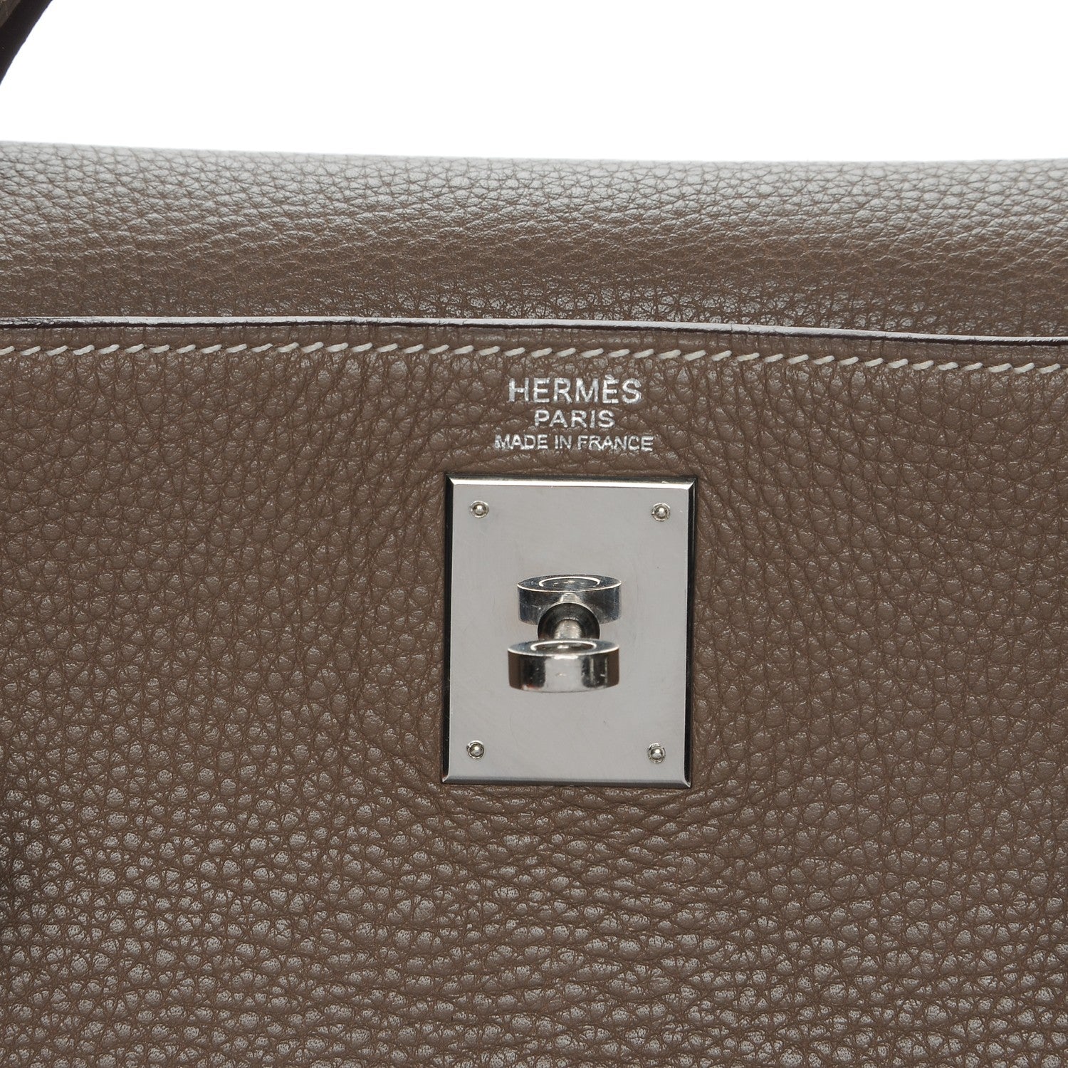 Hermes Togo Kelly Retourne 32 Etoupe 15 of 27