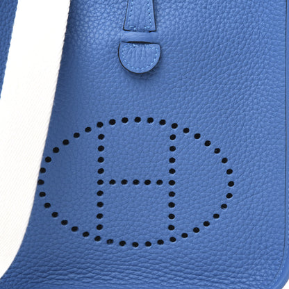Hermes Taurillon Clemence Amazone Evelyne TPM Mykonos Blanc 10 of 10
