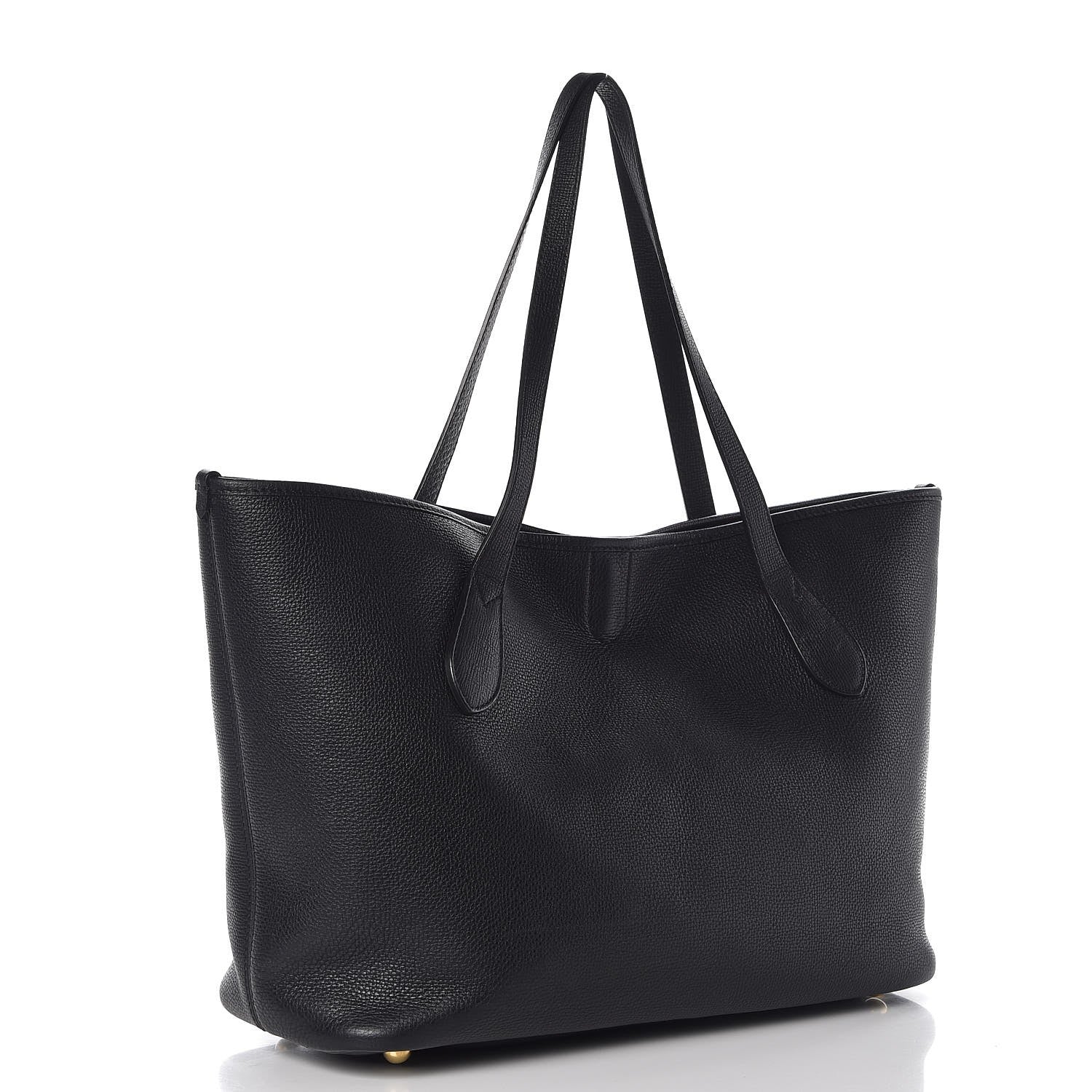 Burberry Grainy Calfskin Medium Honeybrook Tote Black 4 of 11