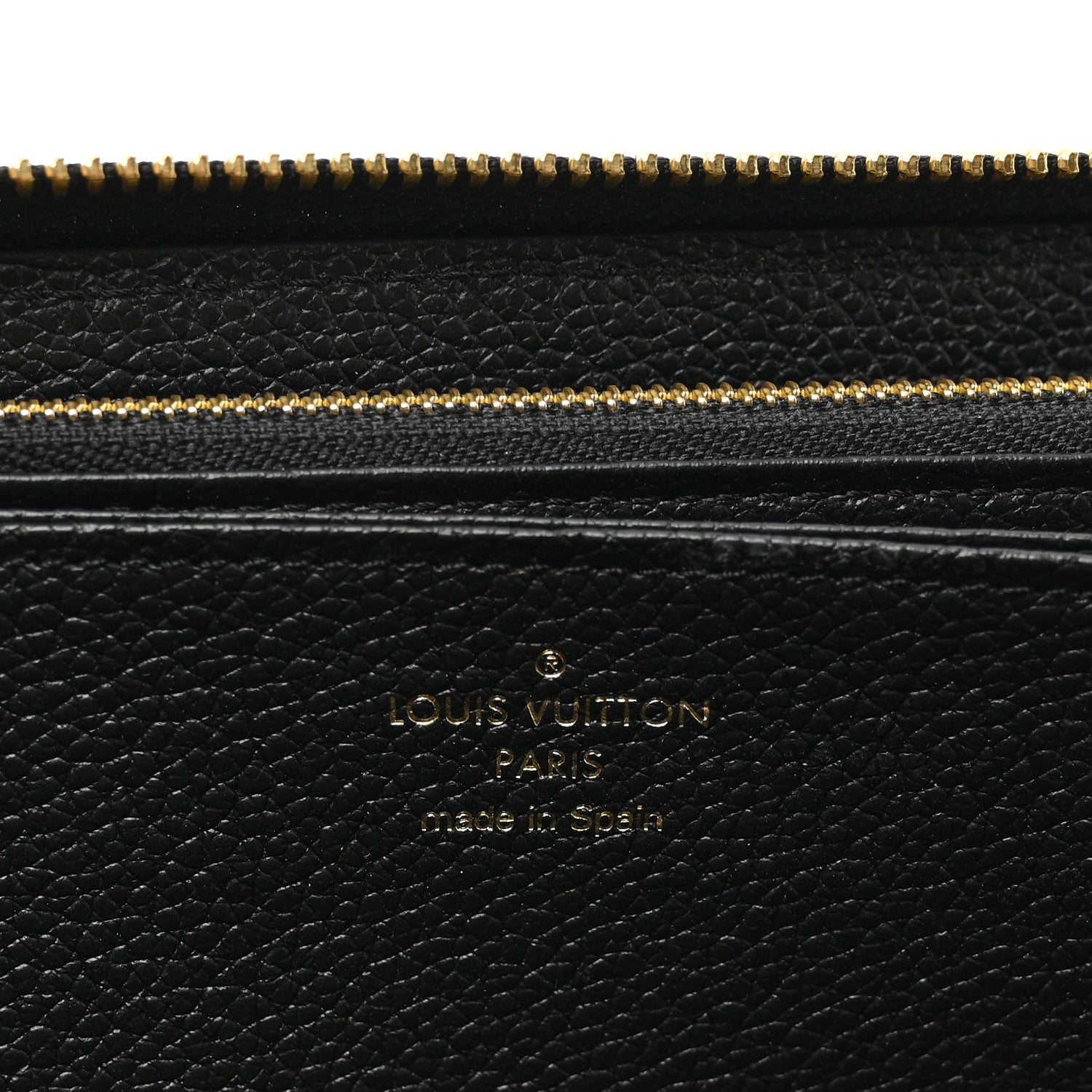 Louis Vuitton Empreinte Zippy Wallet Black 6 of 7