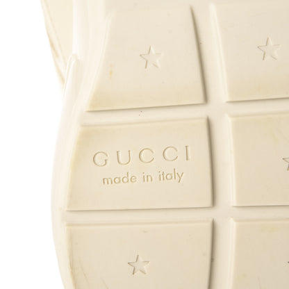 Gucci Calfskin Logo Mens Rhyton Sneakers 8.5 Ivory 6 of 7