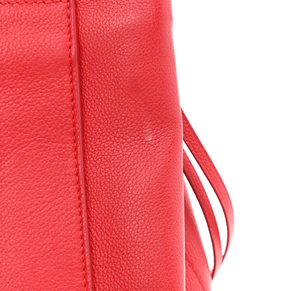 Louis Vuitton Calfskin Lockme MM Rouge 13 of 15