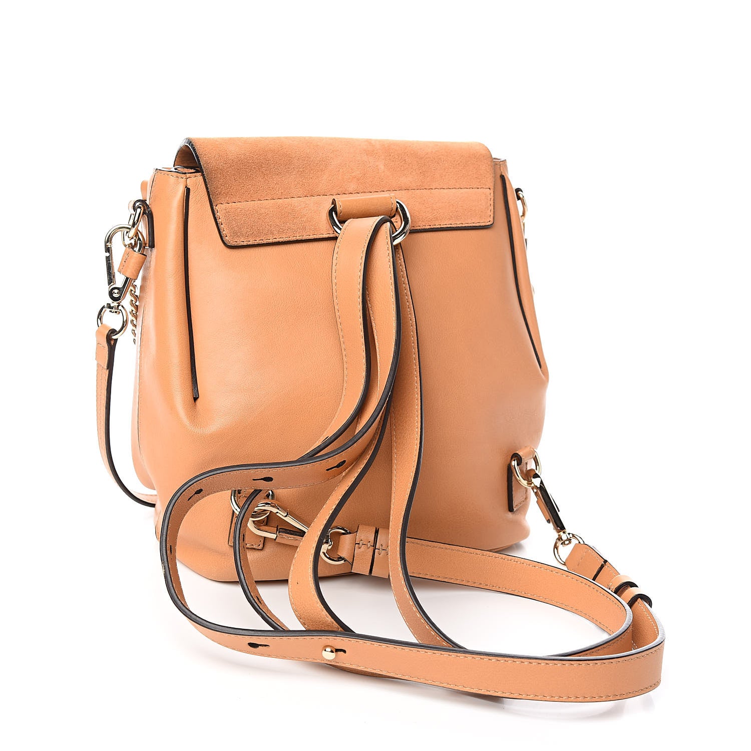 Chloe Suede Calfskin Small Faye Backpack Blushy Pink 3 of 11