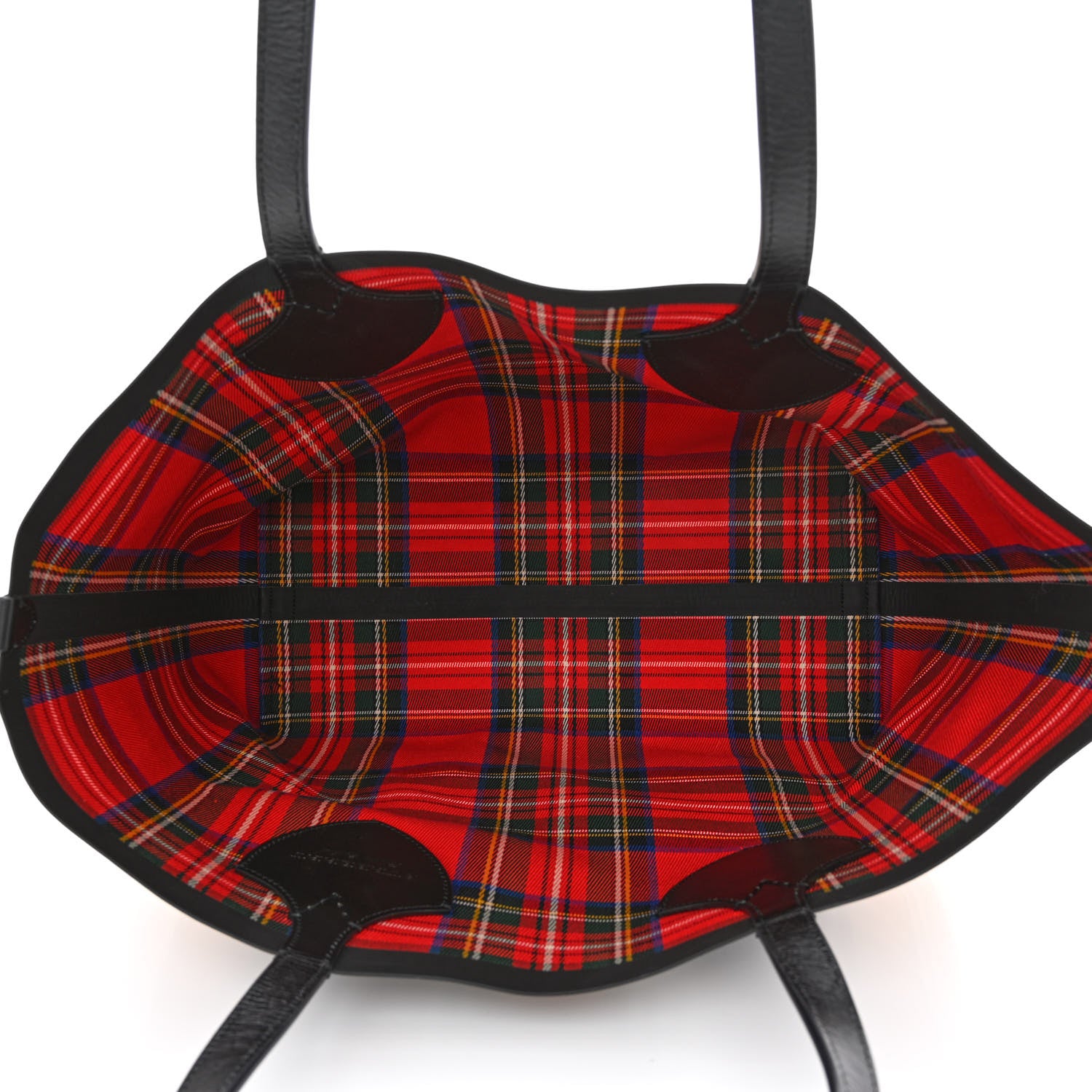 Burberry Vintage Check Medium The Giant Reversible Tote Antique Yellow Bright Red 6 of 20