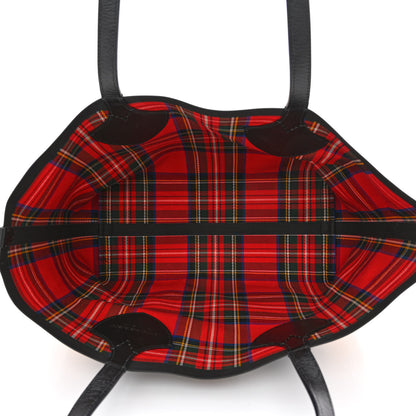Burberry Vintage Check Medium The Giant Reversible Tote Antique Yellow Bright Red 6 of 20