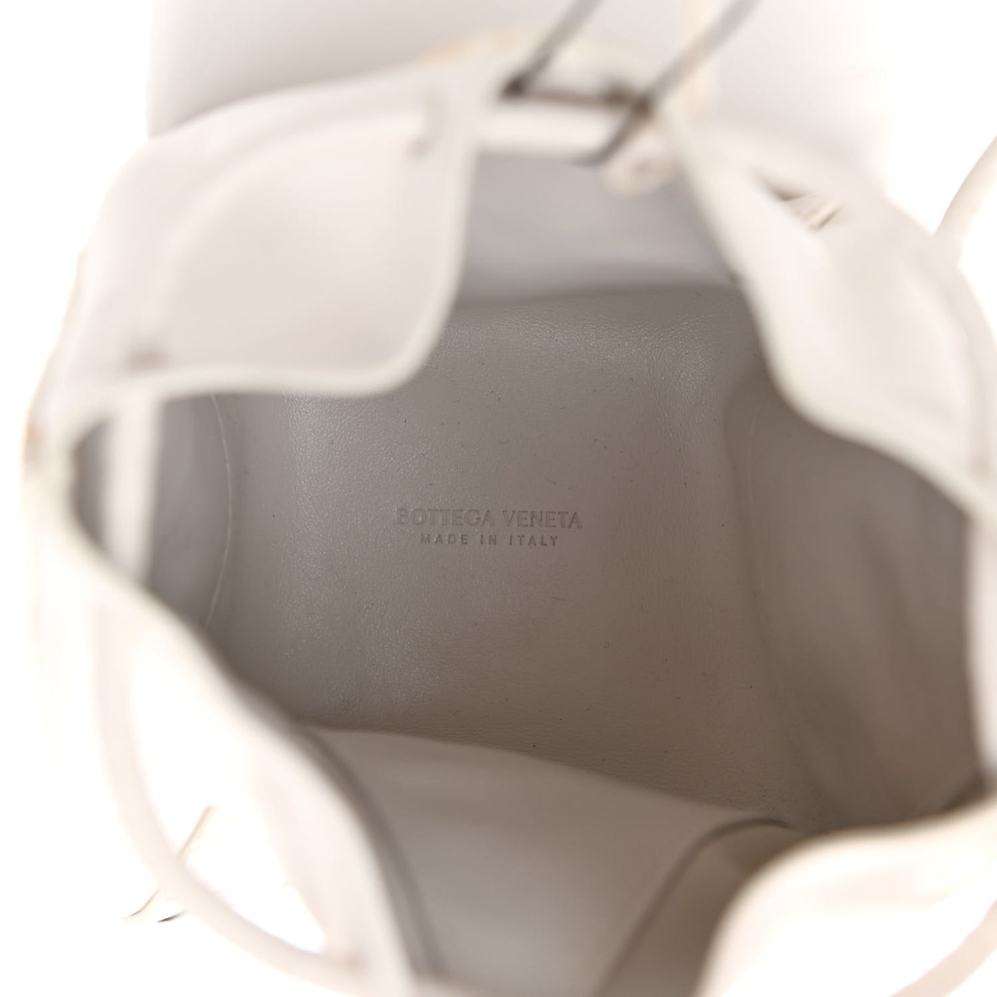Nappa Intrecciato The Mini Knot Shoulder Bag Chalk