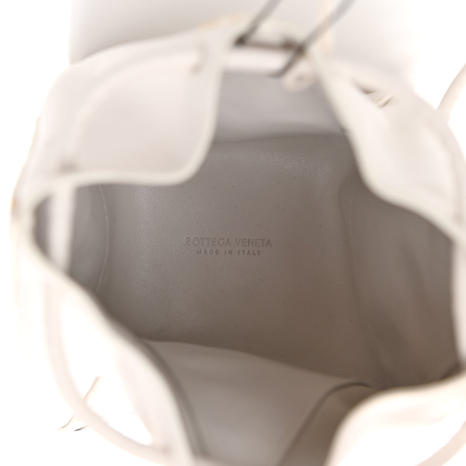 Bottega Veneta Nappa Intrecciato The Mini Knot Shoulder Bag Chalk 5 of 11