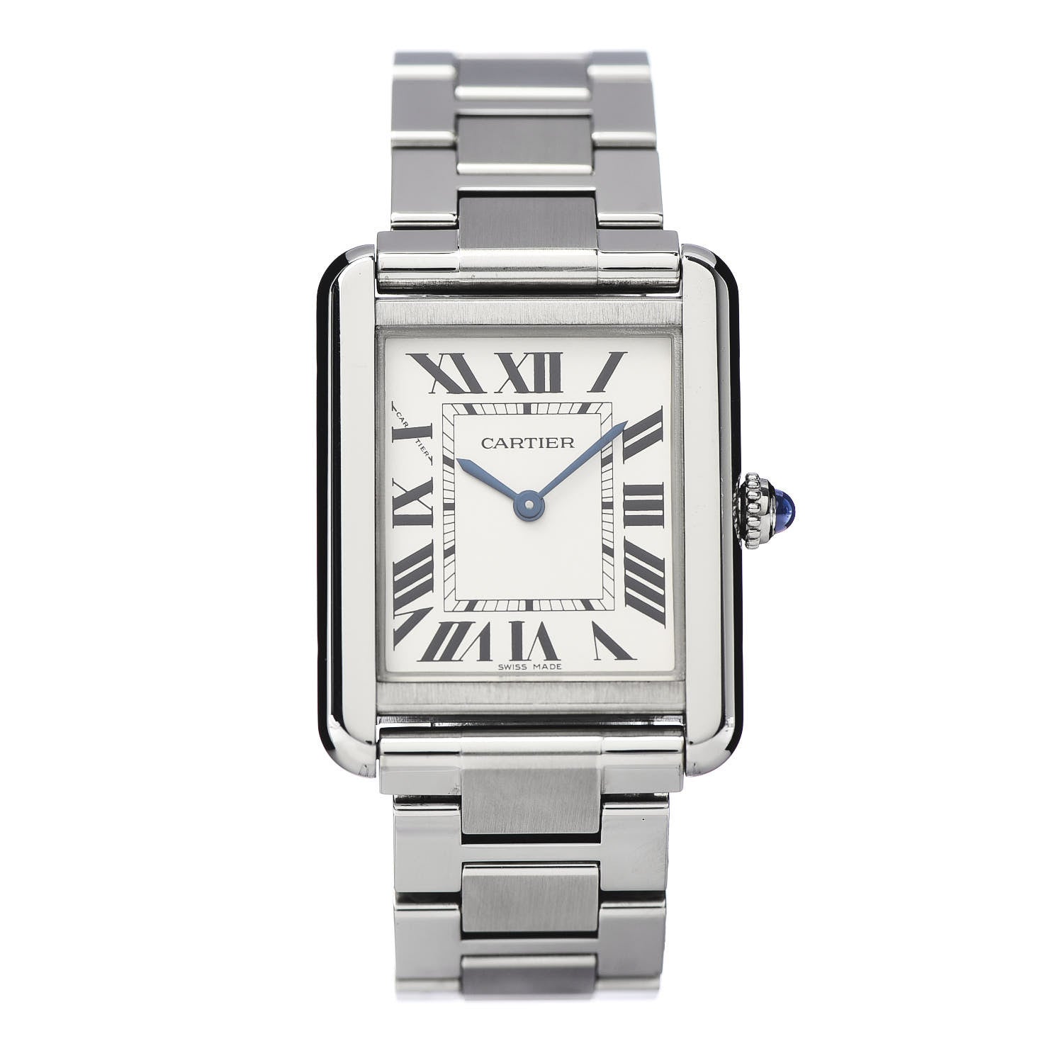 Cartier Stainless Steel 24mm Tank Solo Quartz Watch 1 of 5