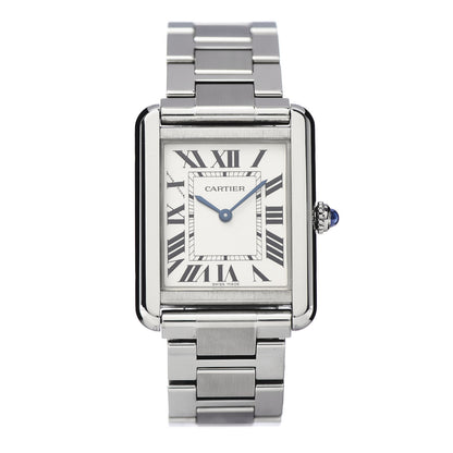 Cartier Stainless Steel 24mm Tank Solo Quartz Watch 1 of 5