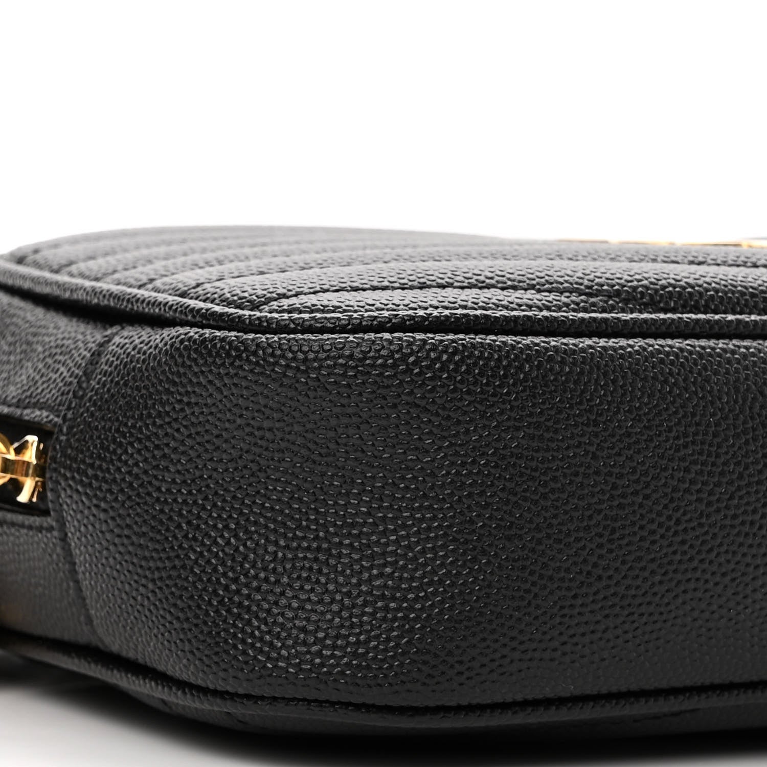 Saint Laurent Grain De Poudre Matelasse Monogram Mini Lou Camera Bag Black 9 of 10