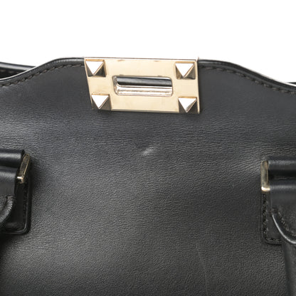 Valentino Garavani Vitello Small Rockstud Double Handle Tote Black 16 of 16