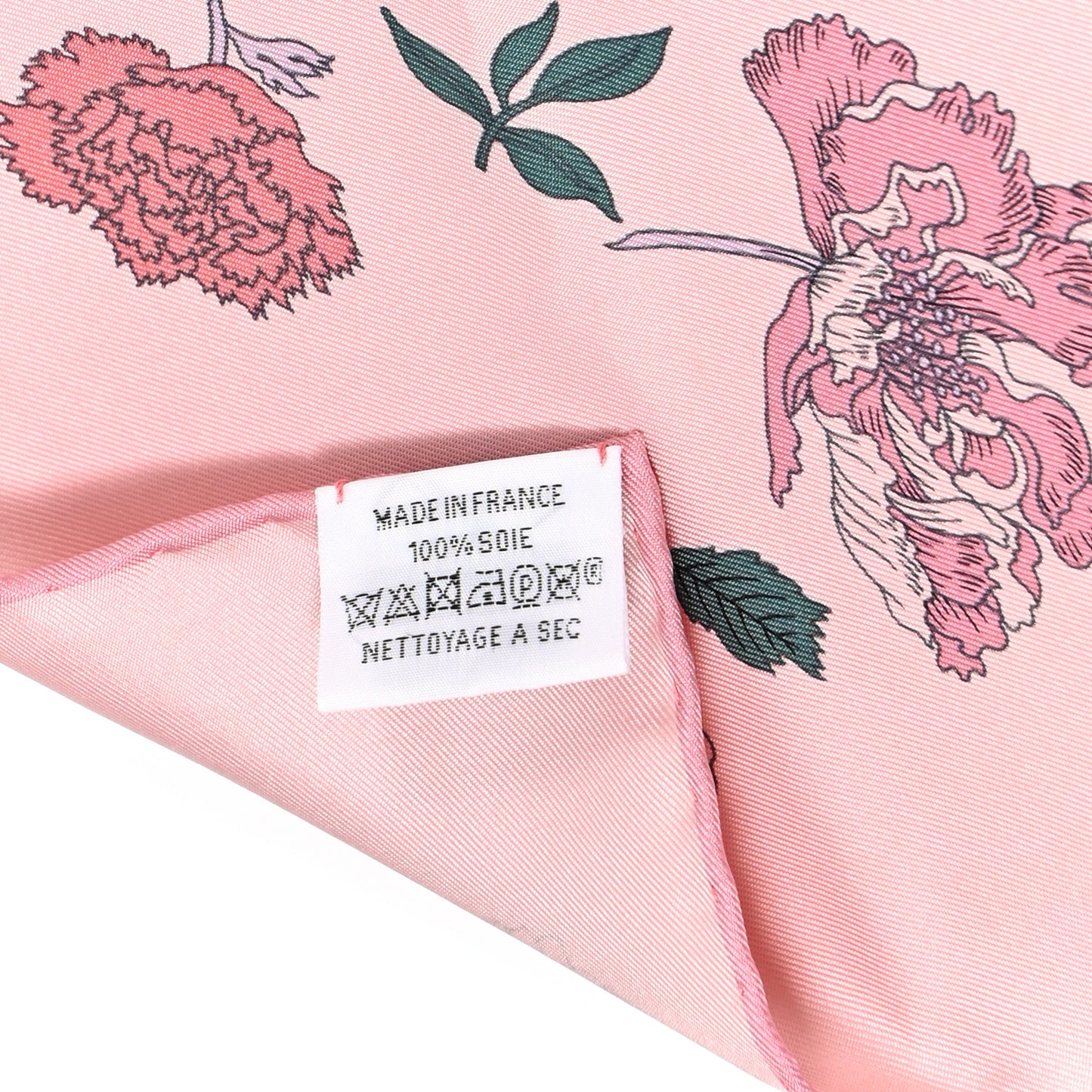 Silk Robe Legere Scarf 90 Rose Hortensia Bleu