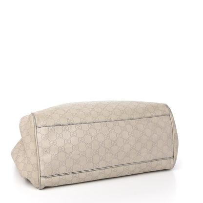 Gucci Guccissima Signature Medium Emily Shoulder Bag Mystic White 3 of 11