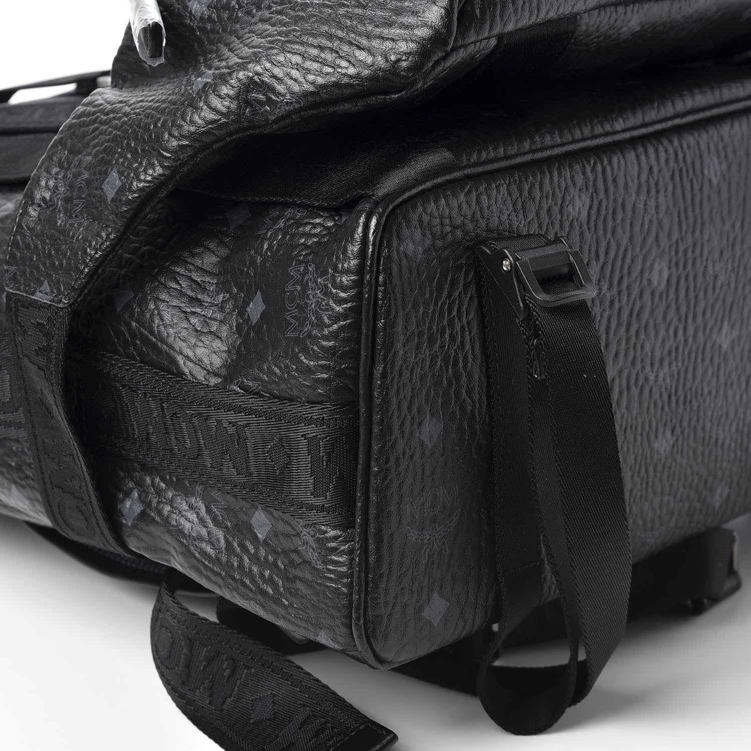 MCM Visetos Medium Jemison Backpack Black 5 of 9