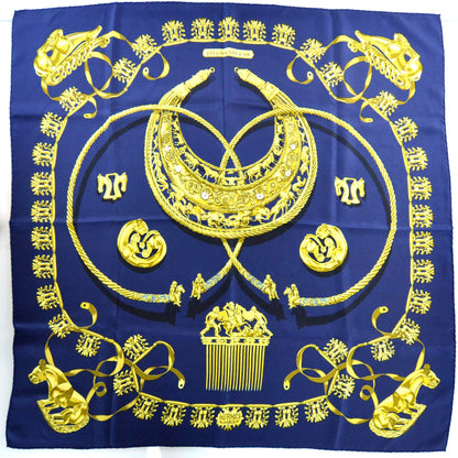 Hermes Silk Les Cavaliers D Or Scarf 90 2 of 6
