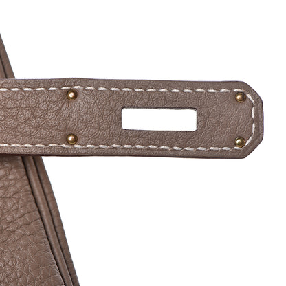 Hermes Togo Kelly Retourne 28 Etoupe 23 of 38
