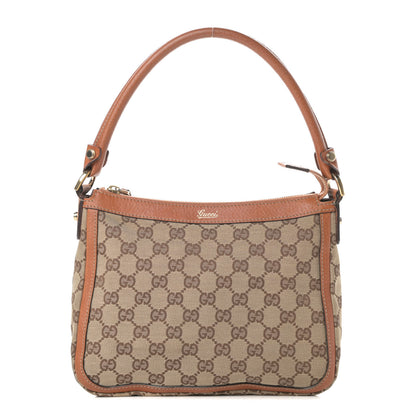 Gucci Monogram Small Abbey Shoulder Bag Brown 1 of 13