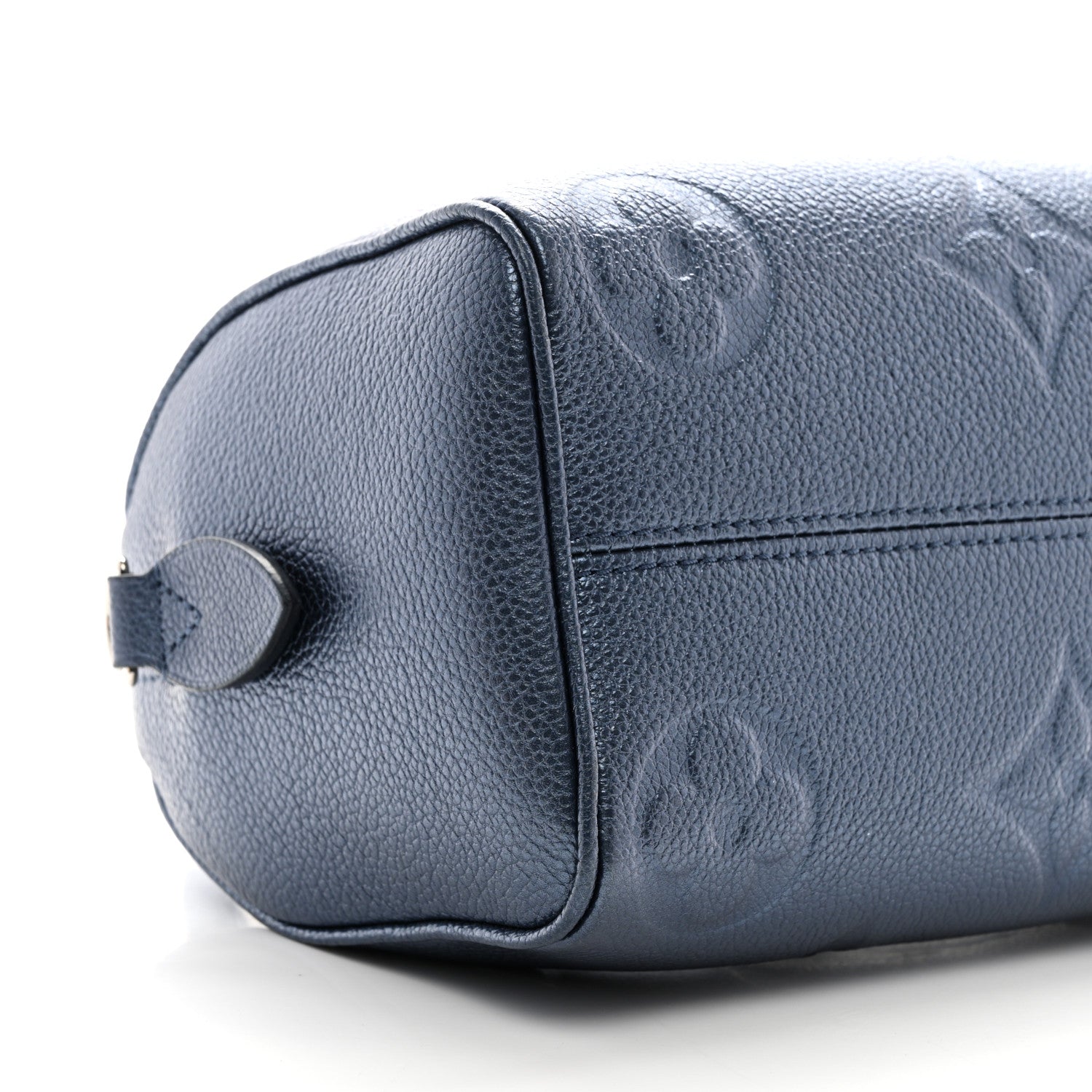 Louis Vuitton Metallic Empreinte Monogram Giant Speedy Bandouliere 20 Navy Nacre 8 of 9