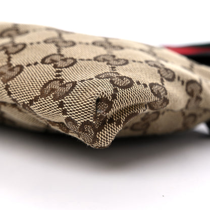 Gucci Monogram Web Belt Bag Dark Brown 14 of 15