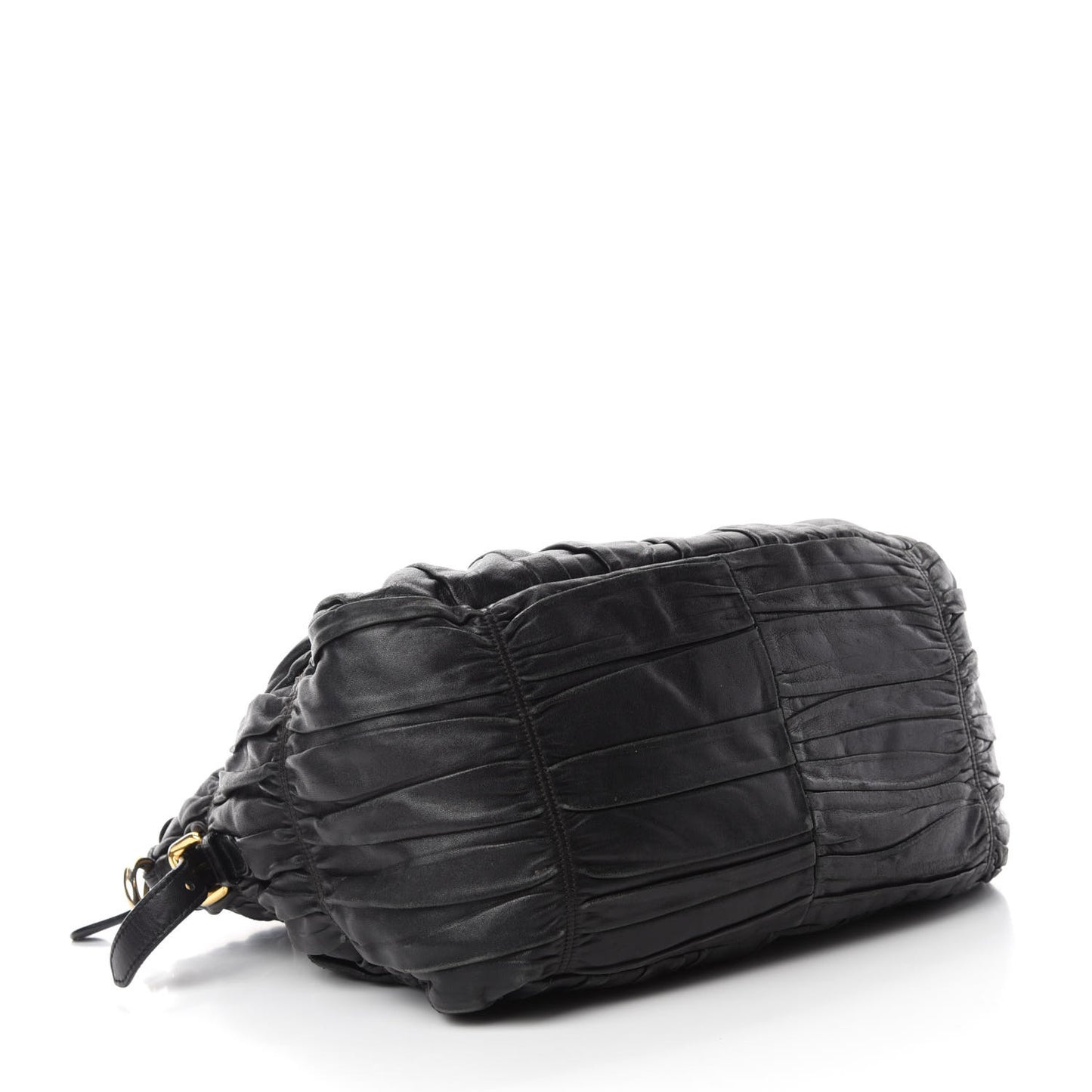 Nappa Gaufre Tote Black