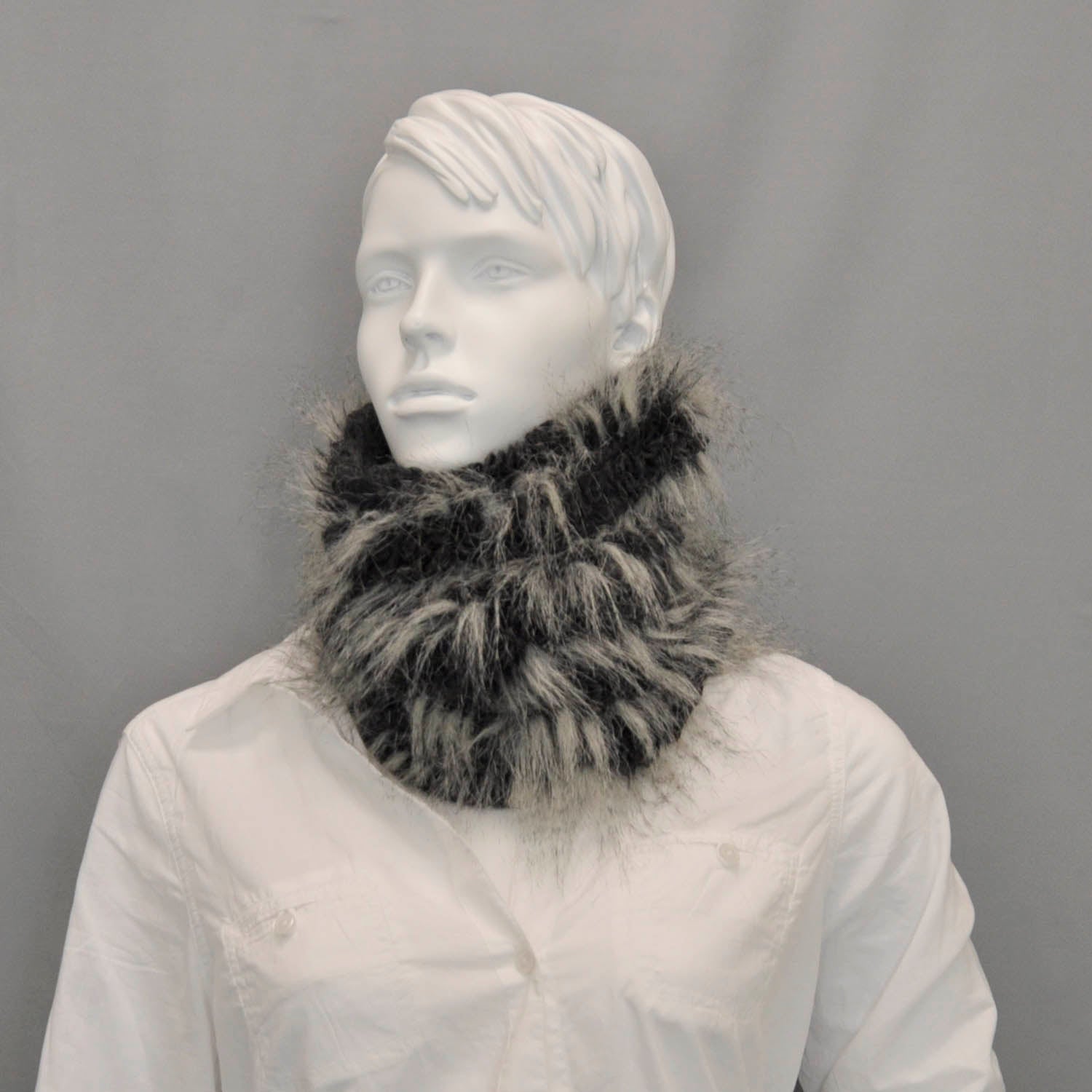 Chanel Alpaca and Cashmere Knit Hat Scarf Neck Warmer 4 of 6