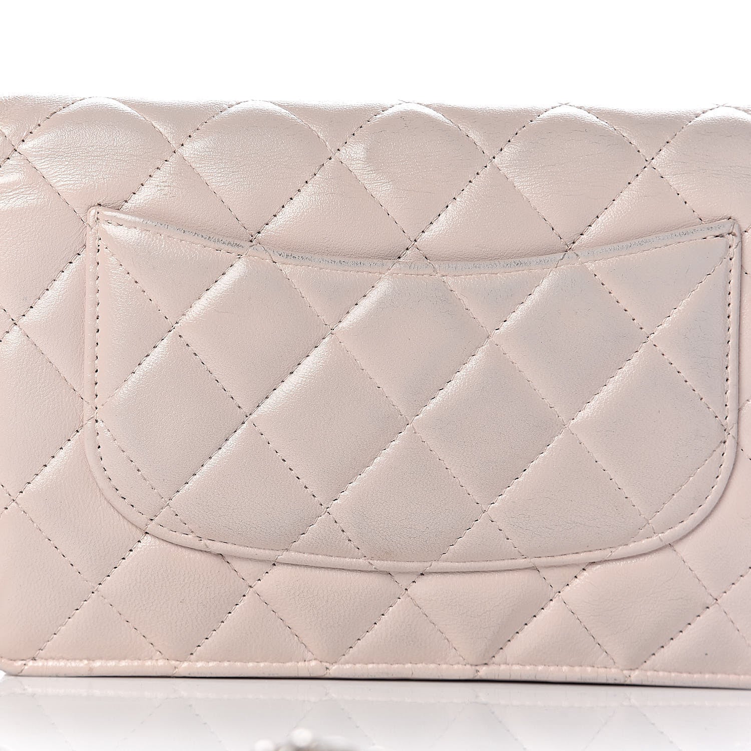 Chanel Lambskin Quilted Wallet On Chain WOC Rose Pale 25 of 26