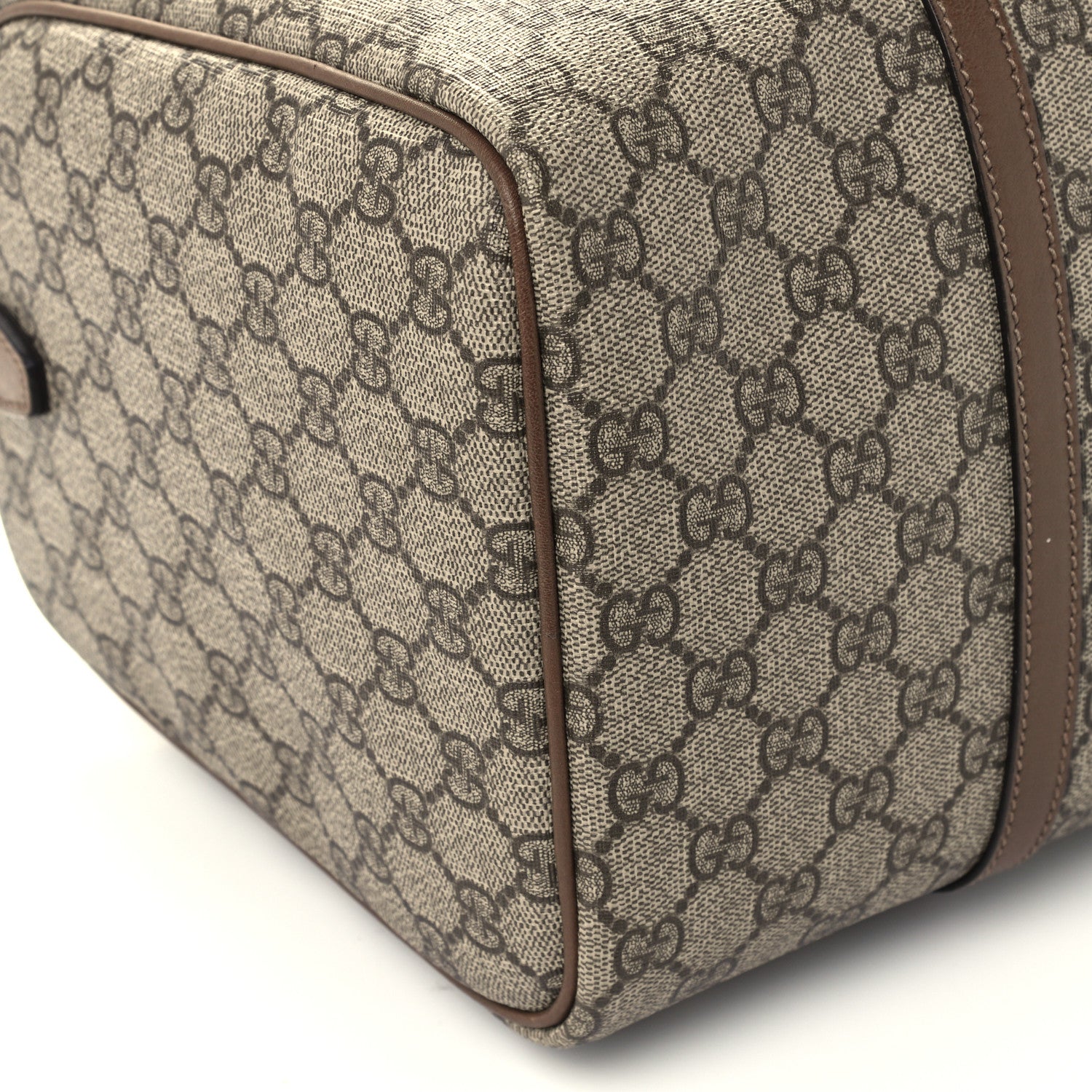 Gucci GG Supreme Monogram Margaux Calfskin Medium Nice Boston Beige Ebony Acero 9 of 11