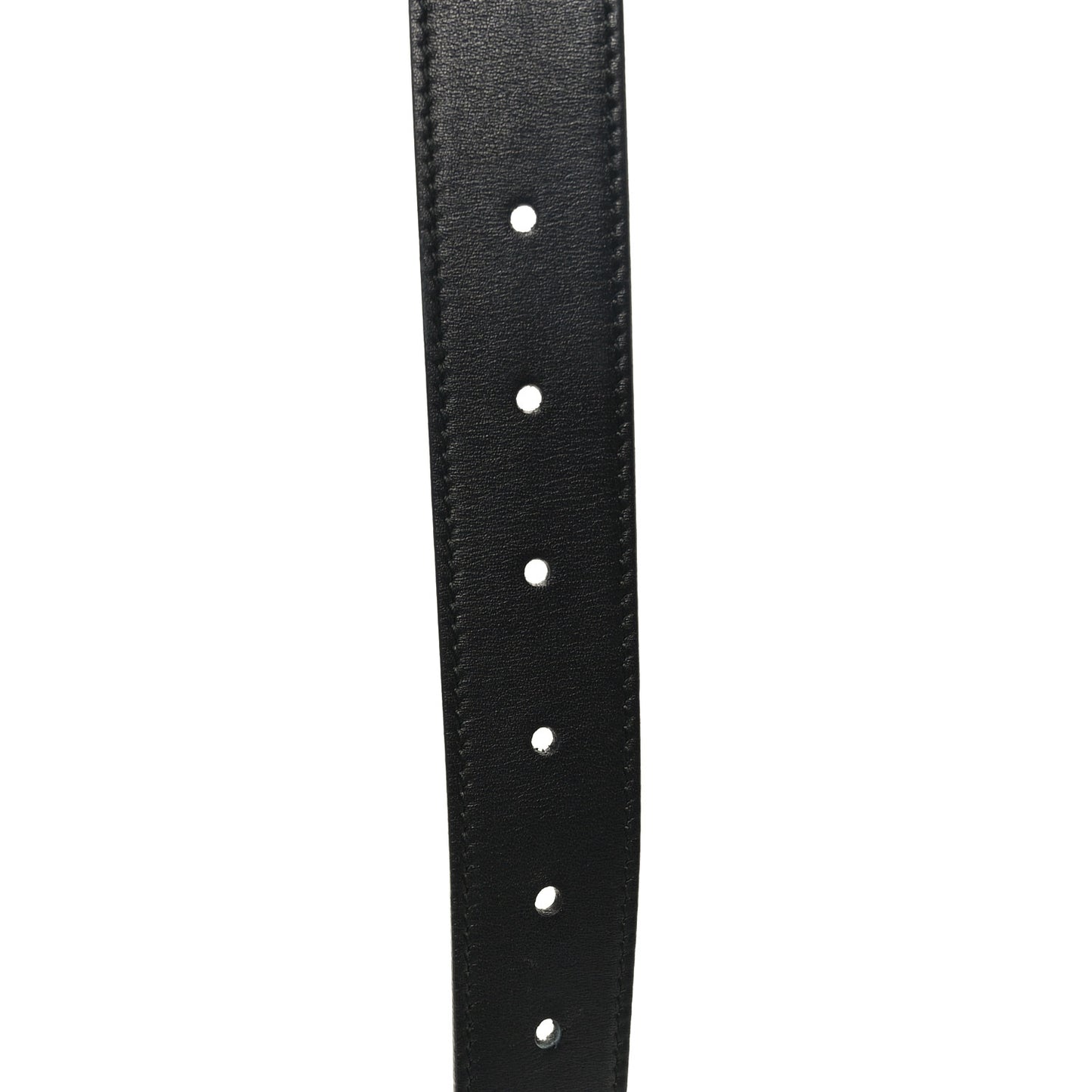 Moon Calfskin Double G 30mm Belt 90 36 Black