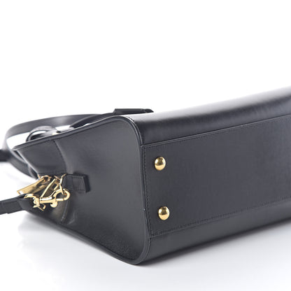 Saint Laurent Calfskin Monogram Baby Cabas Black 8 of 9