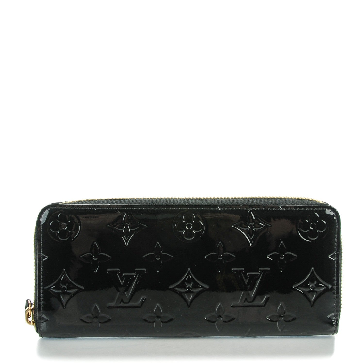 Louis Vuitton Vernis Clemence Wallet Black 1 of 7