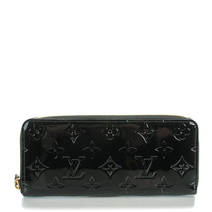 Louis Vuitton Vernis Clemence Wallet Black 1 of 7