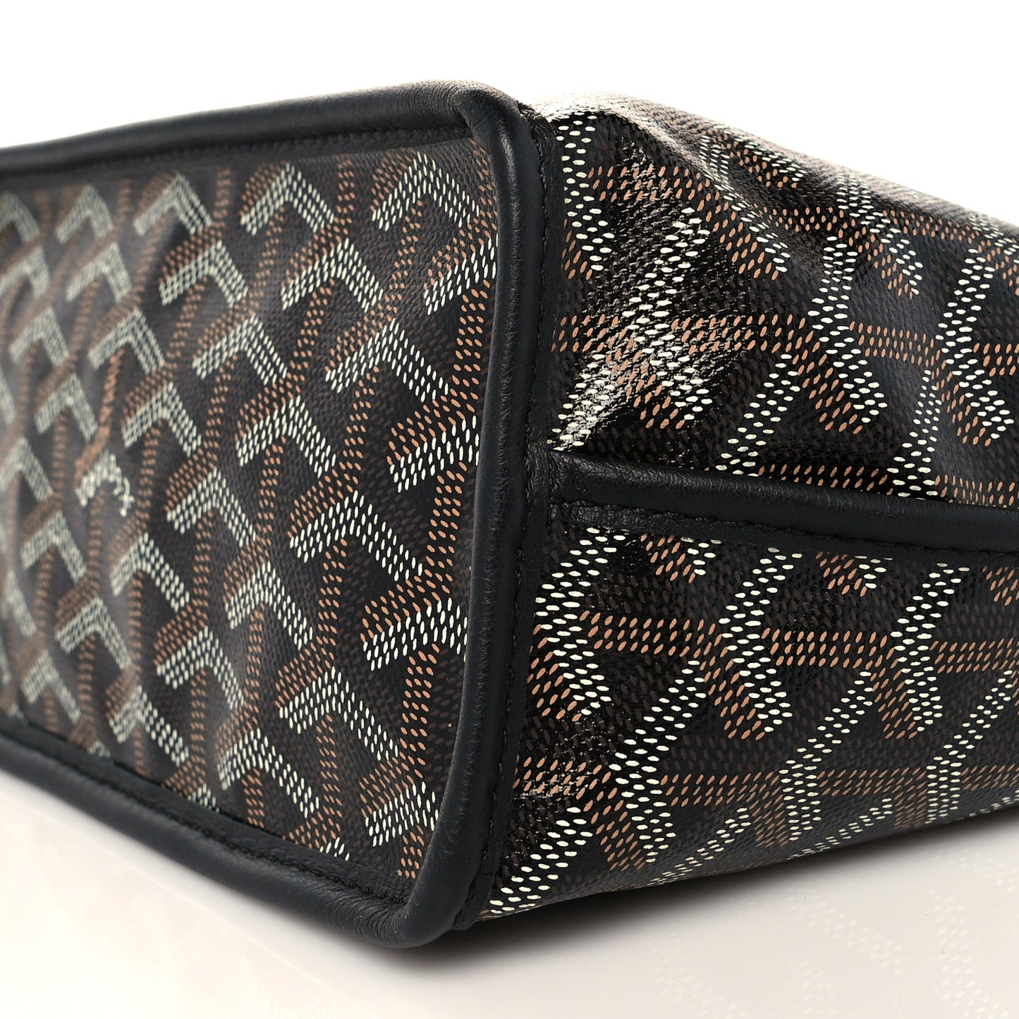 Goyardine Reversible Mini Anjou Black