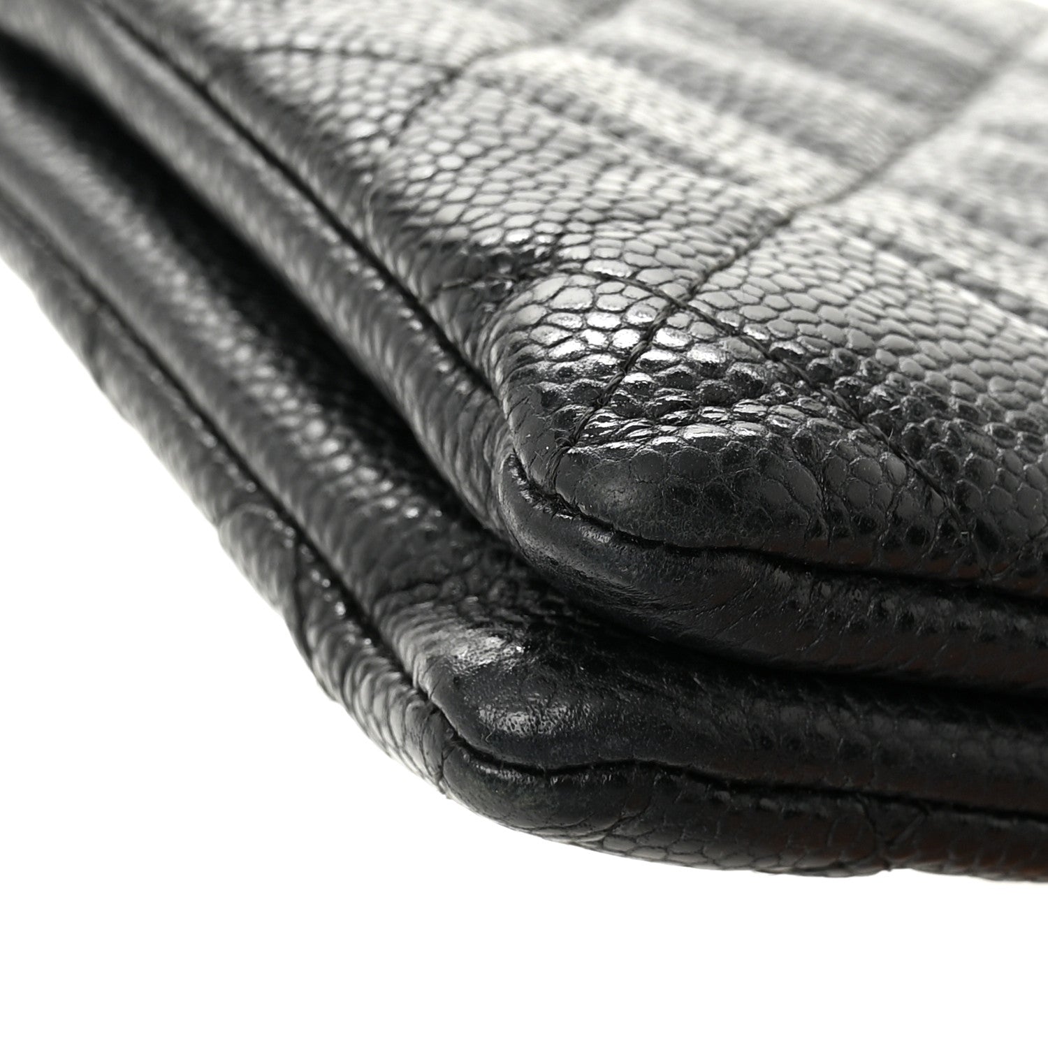 Chanel Caviar Quilted Small Zipped Clutch Black 11 of 11