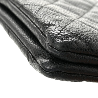 Chanel Caviar Quilted Small Zipped Clutch Black 11 of 11