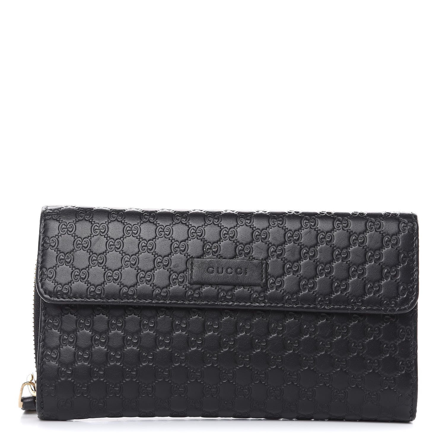 Gucci Soft Microguccissima Continental Zip Wallet Black 1 of 13