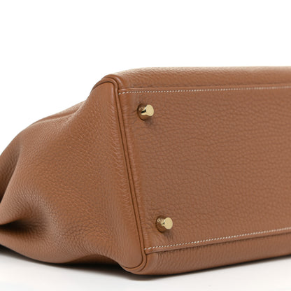 Hermes Togo Kelly Retourne 35 Gold 8 of 12