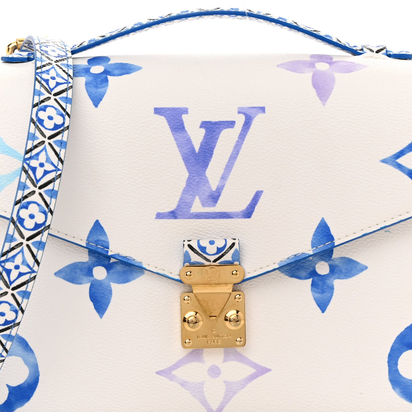 Monogram Giant By The Pool Pochette Metis MM Blue