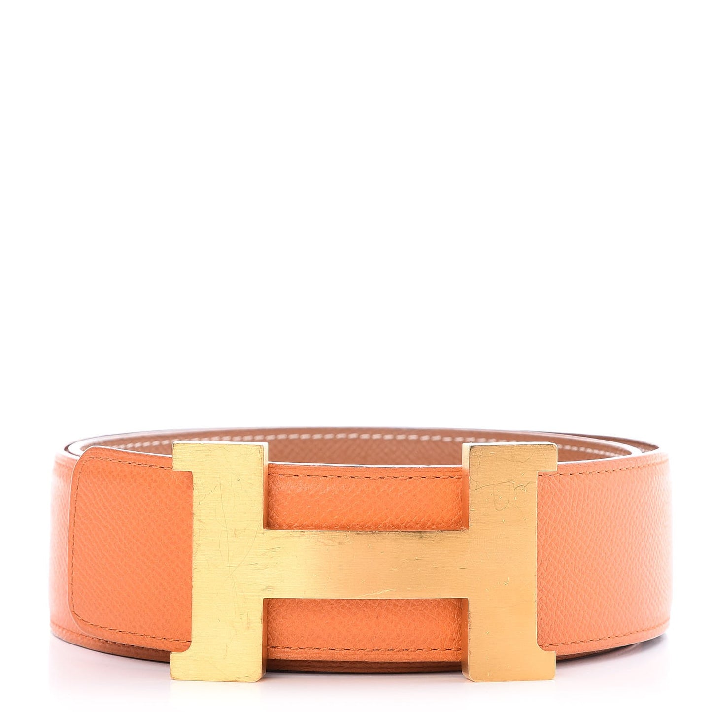 Epsom 42mm Constance H Belt 85 Orange Gold