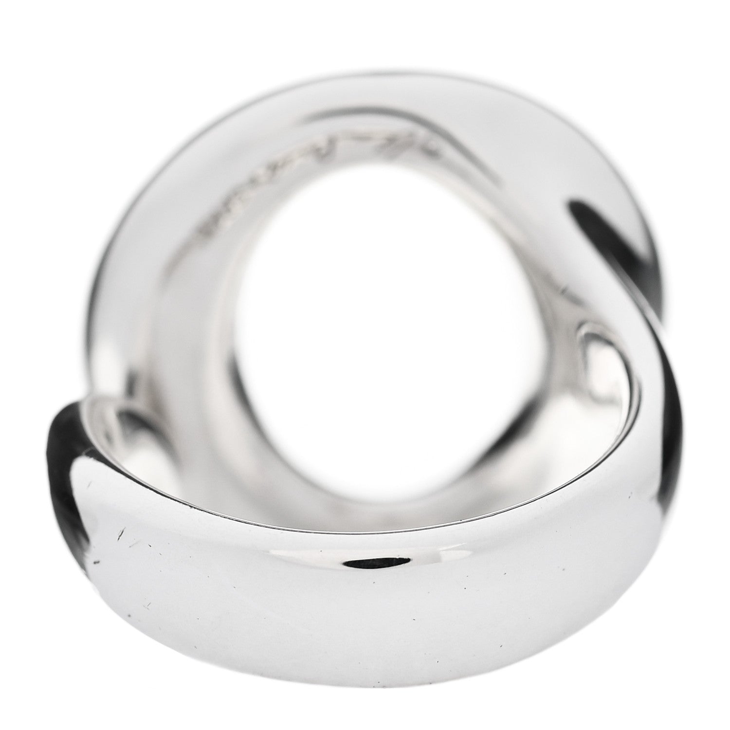 Tiffany Sterling Silver Elsa Peretti Sevillana Ring 50 5.25 3 of 5