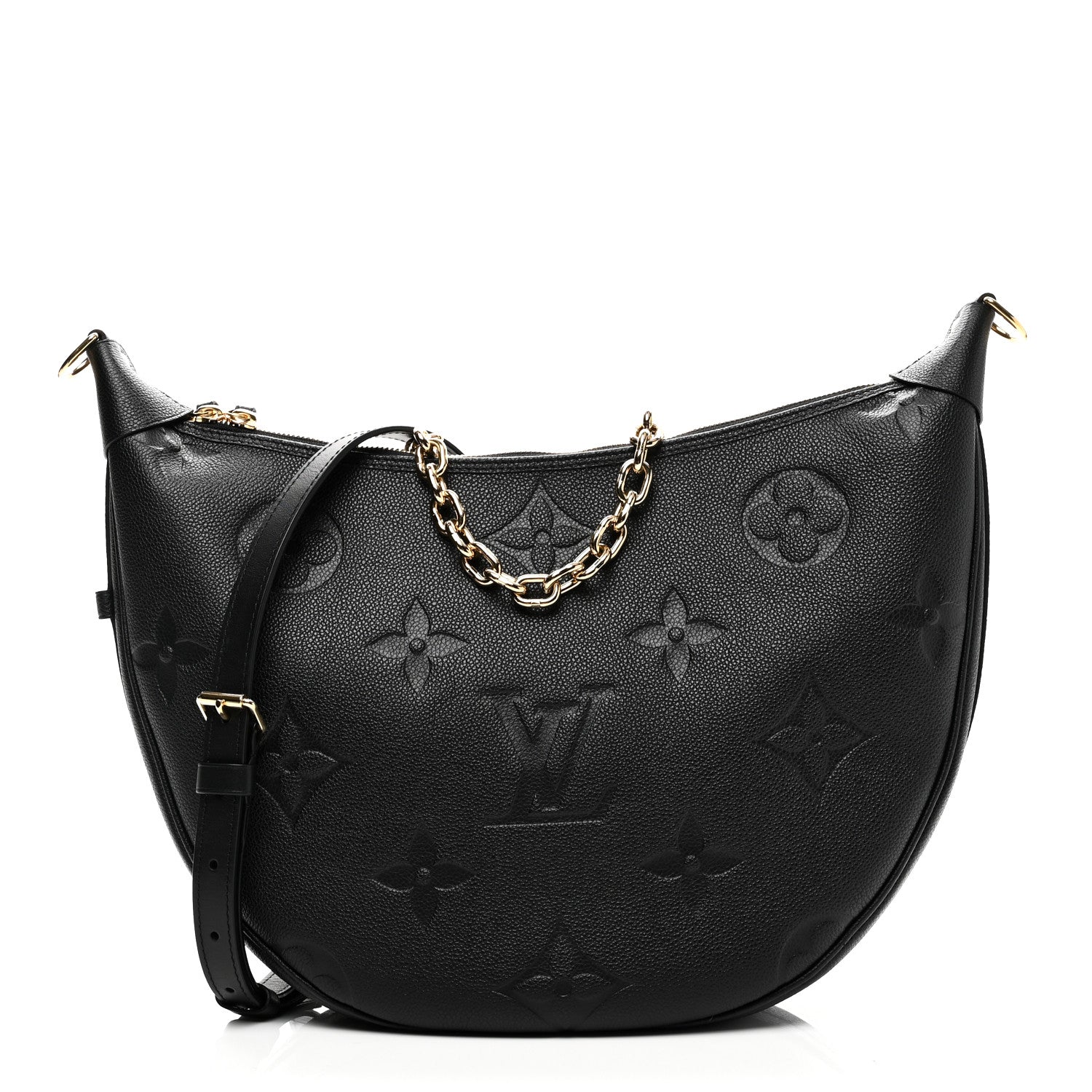 Louis Vuitton Empreinte Monogram Giant Loop Hobo Black 1 of 10
