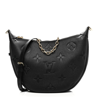 Louis Vuitton Empreinte Monogram Giant Loop Hobo Black 1 of 10