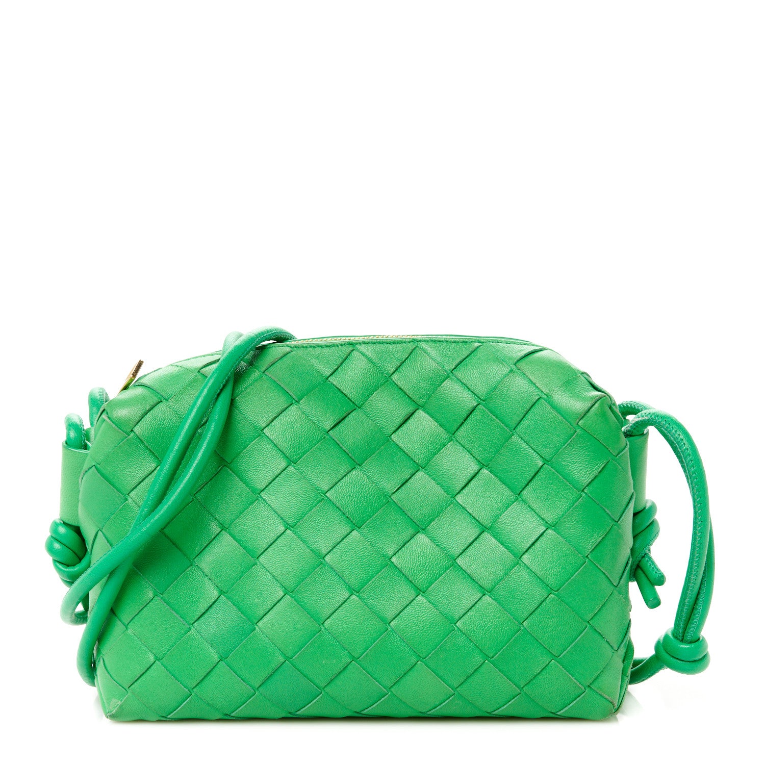 Bottega Veneta Nappa Intrecciato Mini Loop Camera Bag Parakeet 1 of 14