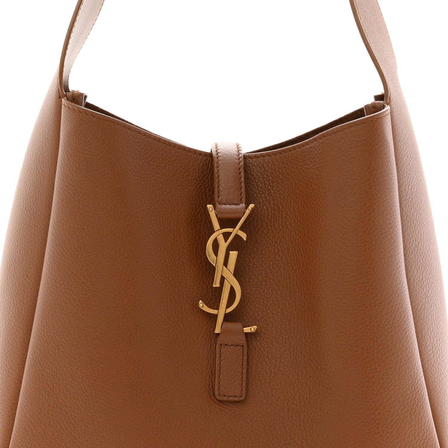 Saint Laurent Smooth Calfskin Small Le 5 A 7 Soft Hobo Fox 8 of 10