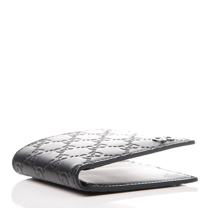 Gucci Guccissima Signature Dorian Bi-Fold Wallet Black 4 of 10