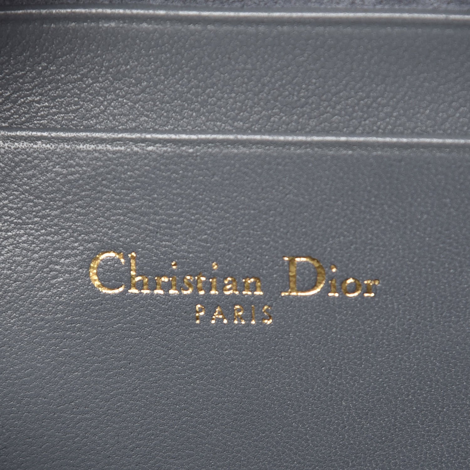 Christian Dior Lambskin Cannage Studded Lady Dior Camera Case Pouch Blue Grey 6 of 7