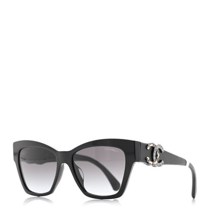 Chanel Acetate Square CC Sunglasses 5456 Black 1 of 7