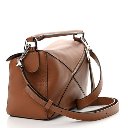 Loewe Calfskin Small Puzzle Bag Tan 3 of 11