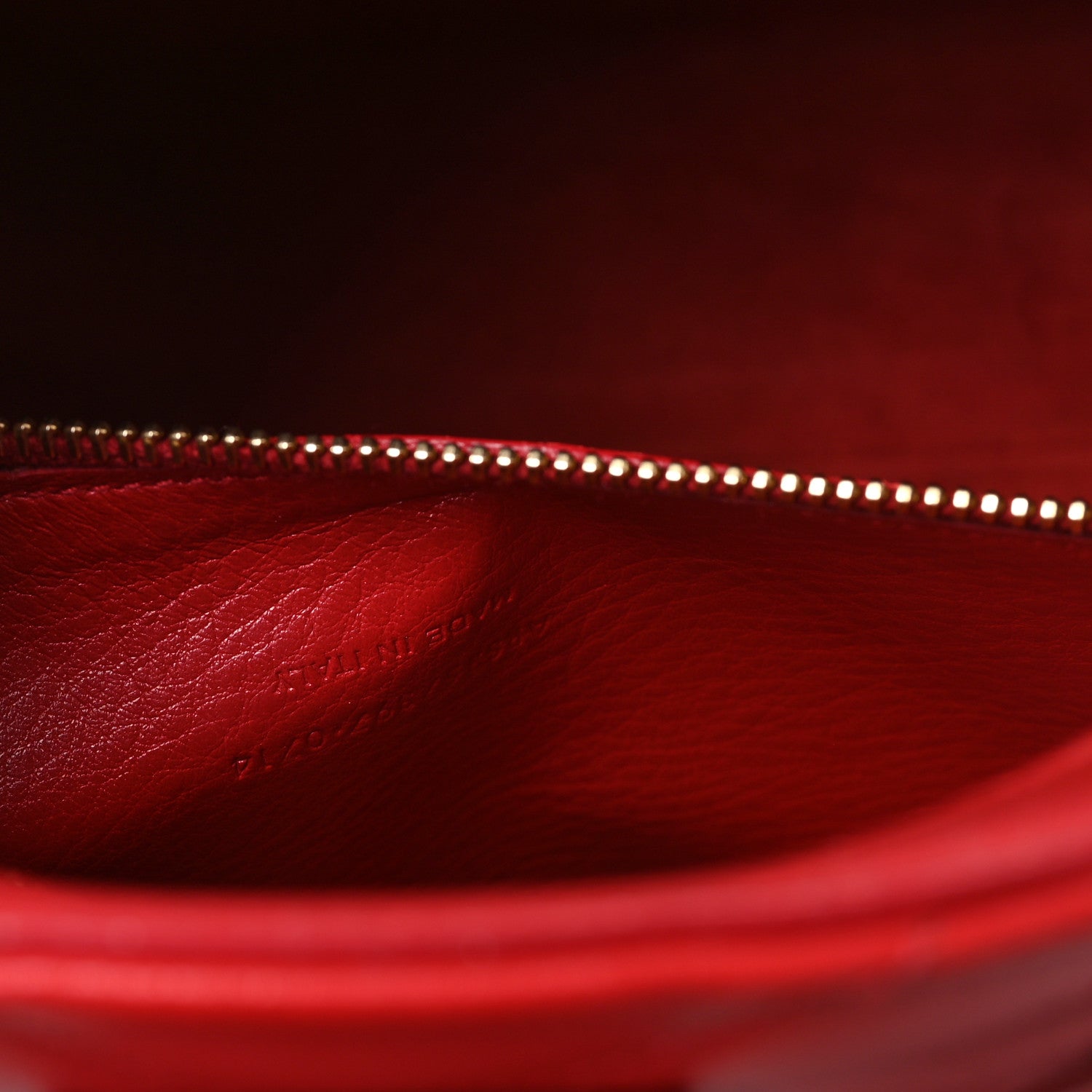 Saint Laurent Calfskin Matelasse Chevron Small Monogram Cabas Lipstick Red 7 of 11