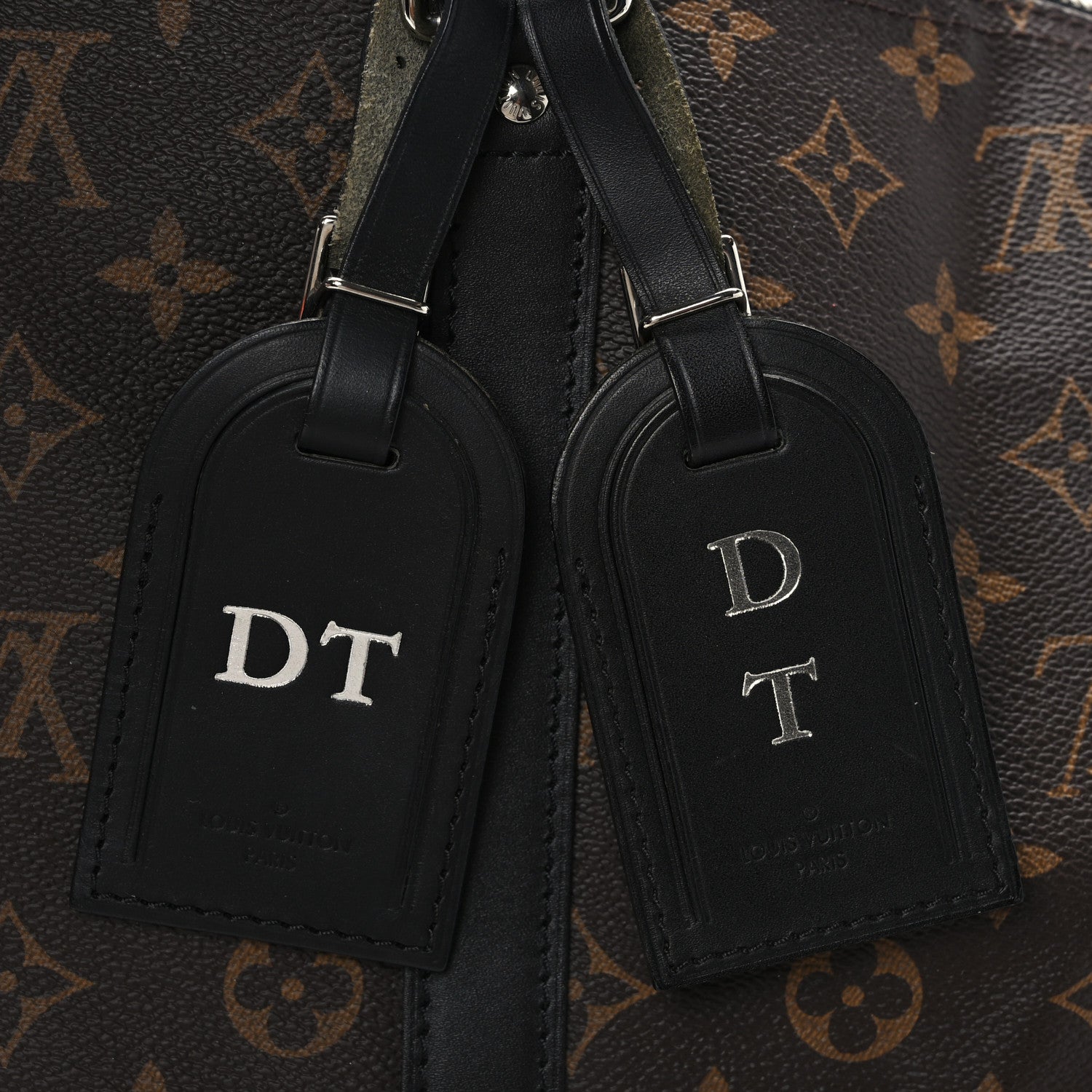 Louis Vuitton Monogram Macassar Keepall Bandouliere 55 12 of 12