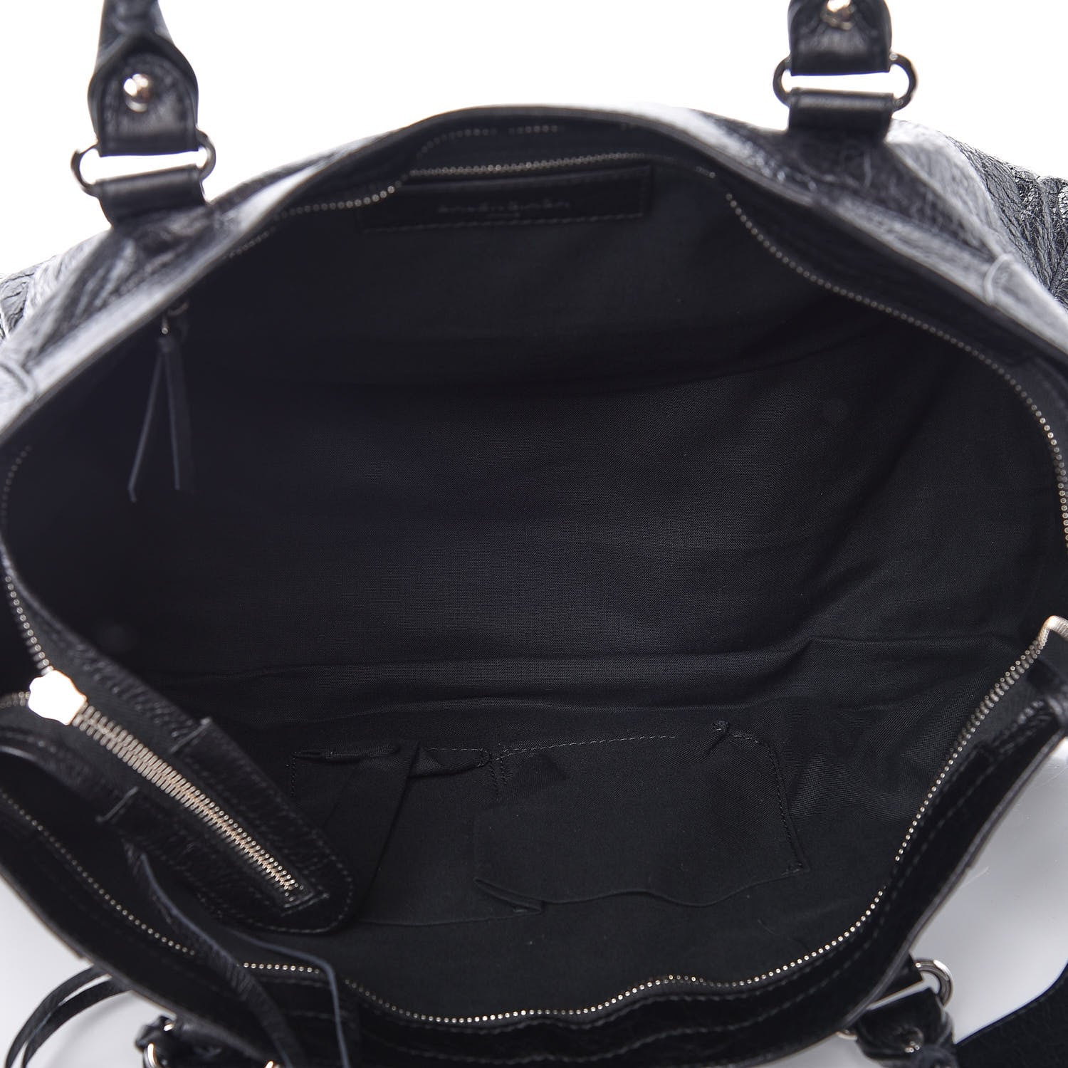Balenciaga Agneau Classic Silver Hardware Part Time Black 8 of 10